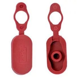  Töltőcsatlakozó gumitakaró (utángyártott) Xiaomi M365-höz (piros)