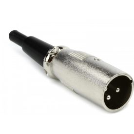 XLR-3P szerelhető töltőcsatlakozó apa