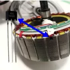 Motor (V3) gumival szerelve 36V 300W (utángyártott) Xiaomi M365/Pro/Pro 2/Essential/1S-hez (fekete)