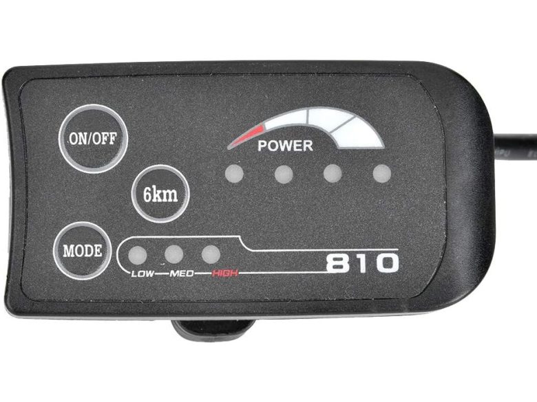 810-B elektromos kerékpár kijelző 36V