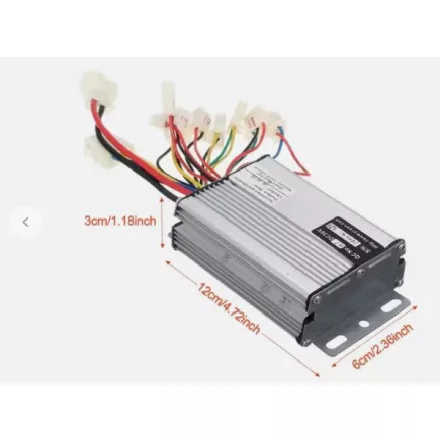 Elektromos roller/kerékpár vezérlő (szénkefés) 48V 1000W