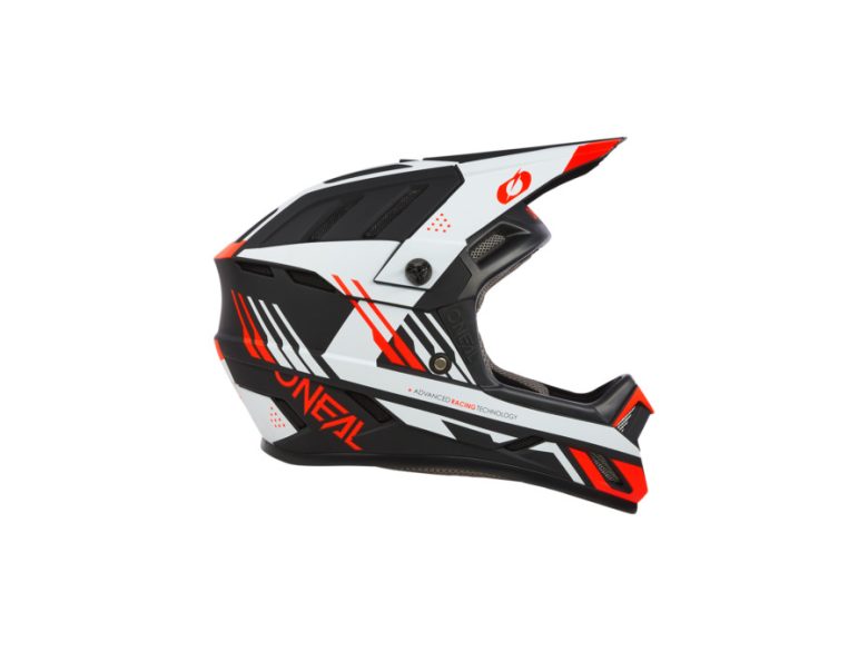 ONEAL Backflip Strike V23 sisak fekete-fehér-piros