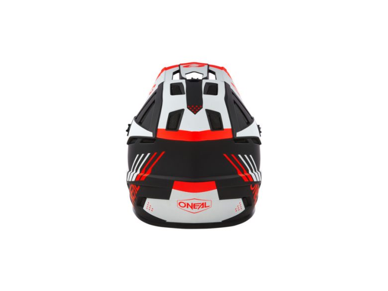 ONEAL Backflip Strike V23 sisak fekete-fehér-piros
