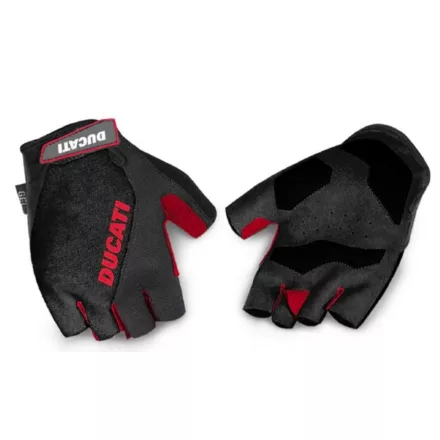 Ducati párnázott kesztyű (fekete)