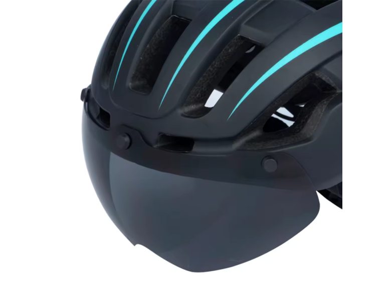 BH-001 elektromos roller/kerékpár bukósisak (türkiz zöld)