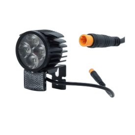   Univerzális LED-es első lámpa beépített kürttel 30-72V (Kerékpárokhoz,Rollerekhez)