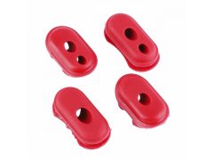   Kábel kivezető szilikon dugó szett (utángyártott) Xiaomi rollerekhez (piros)