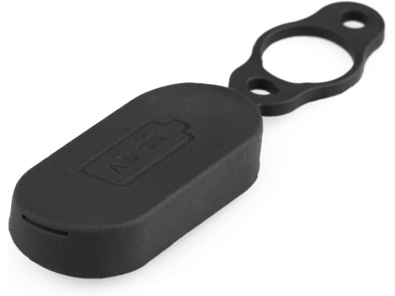 Töltőcsatlakozó gumitakaró (utángyártott) Xiaomi rollerekhez (fekete)