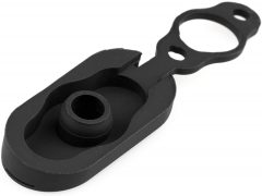   Töltőcsatlakozó gumitakaró (utángyártott) Xiaomi rollerekhez (fekete)