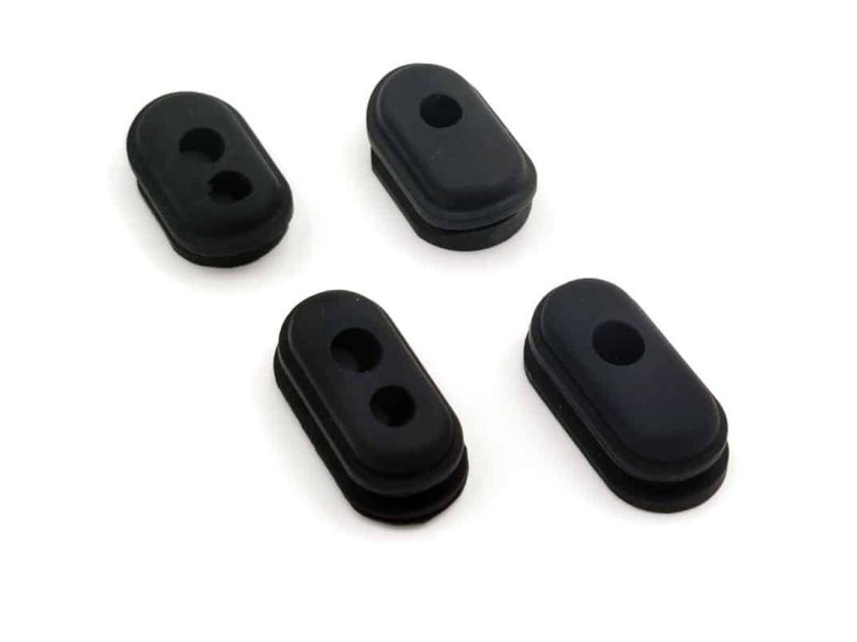 Kábel kivezető szilikon dugó szett (utángyártott) Xiaomi rollerekhez (fekete)