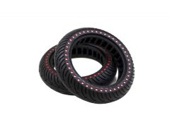 8,5x2 ultrakönnyű tömör gumi (piros pöttyös)