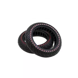 8,5x2 ultrakönnyű tömör gumi (piros pöttyös)