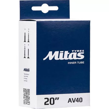 20x1,1-1,75 belső gumi (Mitas) AV