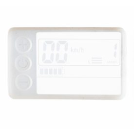 S866 elektromos kerékpár kijelzővédő szilikon (fehér)