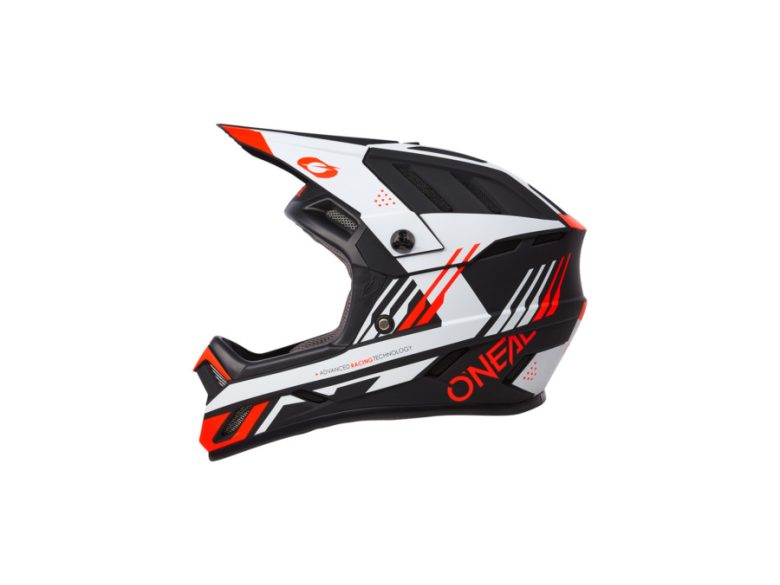 ONEAL Backflip Strike V23 sisak fekete-fehér-piros
