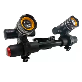 Újratölthető LED lámpa szett kormánnyal