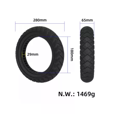 12x2,125 tömör gumi