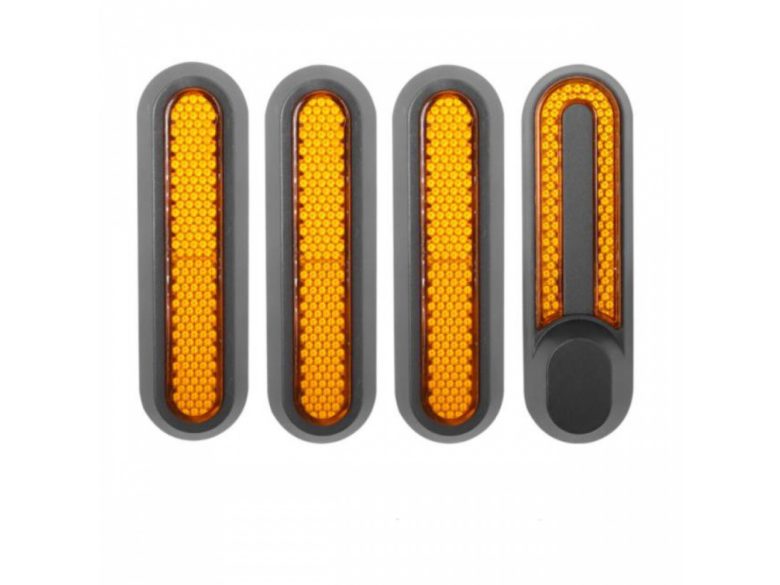 Fényvisszaverő prizma szett (utángyártott) Xiaomi rollerekhez (szürke)