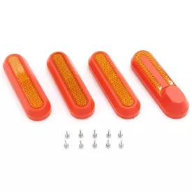   Fényvisszaverő prizma szett (utángyártott) Xiaomi rollerekhez (piros)