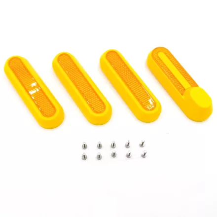 Fényvisszaverő prizma szett (utángyártott) Xiaomi rollerekhez (sárga)