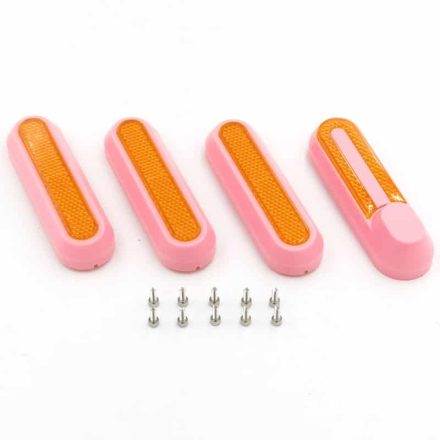 Fényvisszaverő prizma szett (utángyártott) Xiaomi rollerekhez (pink)