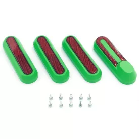   Fényvisszaverő prizma szett (utángyártott) Xiaomi rollerekhez (zöld)