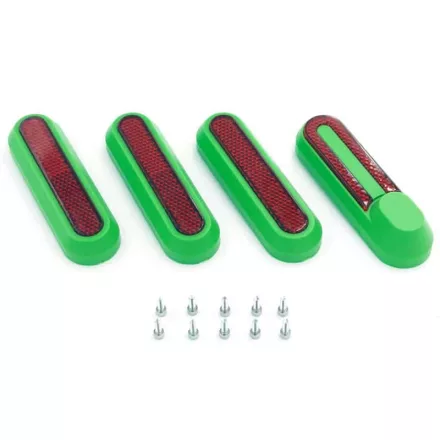 Fényvisszaverő prizma szett (utángyártott) Xiaomi rollerekhez (zöld)