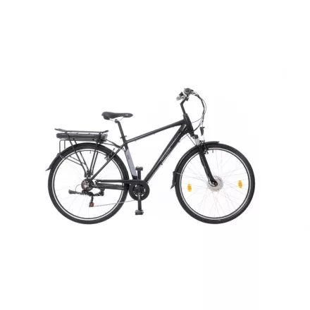 Neuzer Zagon E-Trekking férfi 19" MXUS (teleszkópos villával) (matt fekete/szürke)