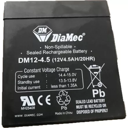 DiaMec zárt akkumulátor 12V 4,5Ah